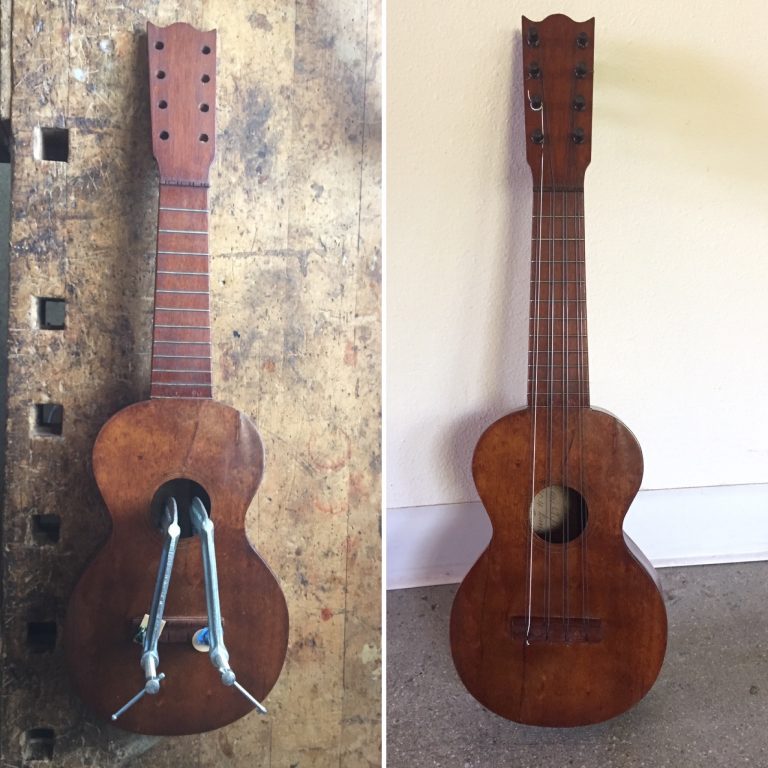 Taropatch ukulele restoration Timbre Folk and Baroque Musical